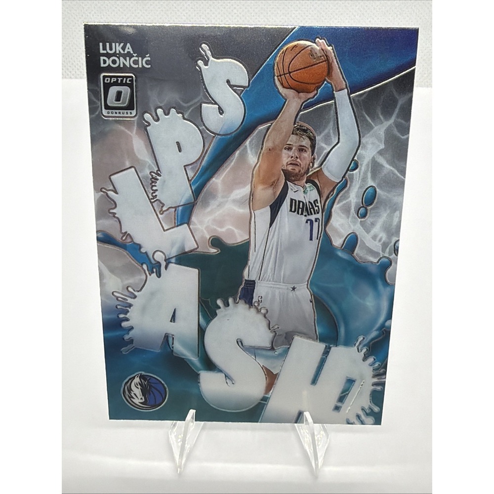 Panini Donruss Optic Splash Luka Doncic Mavericks Basketball Card 15 2020-21